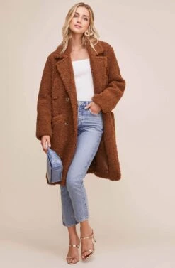Freddie Coat 16 Freddie Coat -Astr The Label Shop ACT15475 CHESTNUT 1
