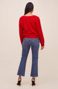Serena Sweater 21 Serena Sweater -Astr The Label Shop ACT15494 CHERRYRED 4