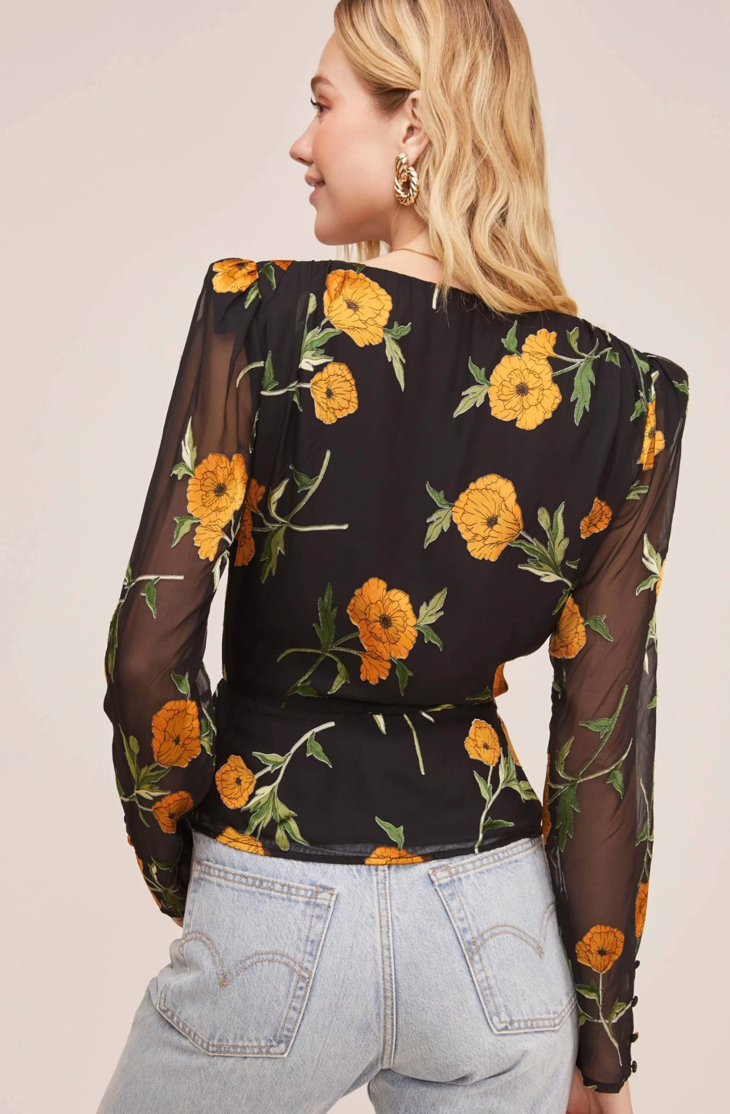 Iris Floral Print Top 6 Iris Floral Print Top - Image 4