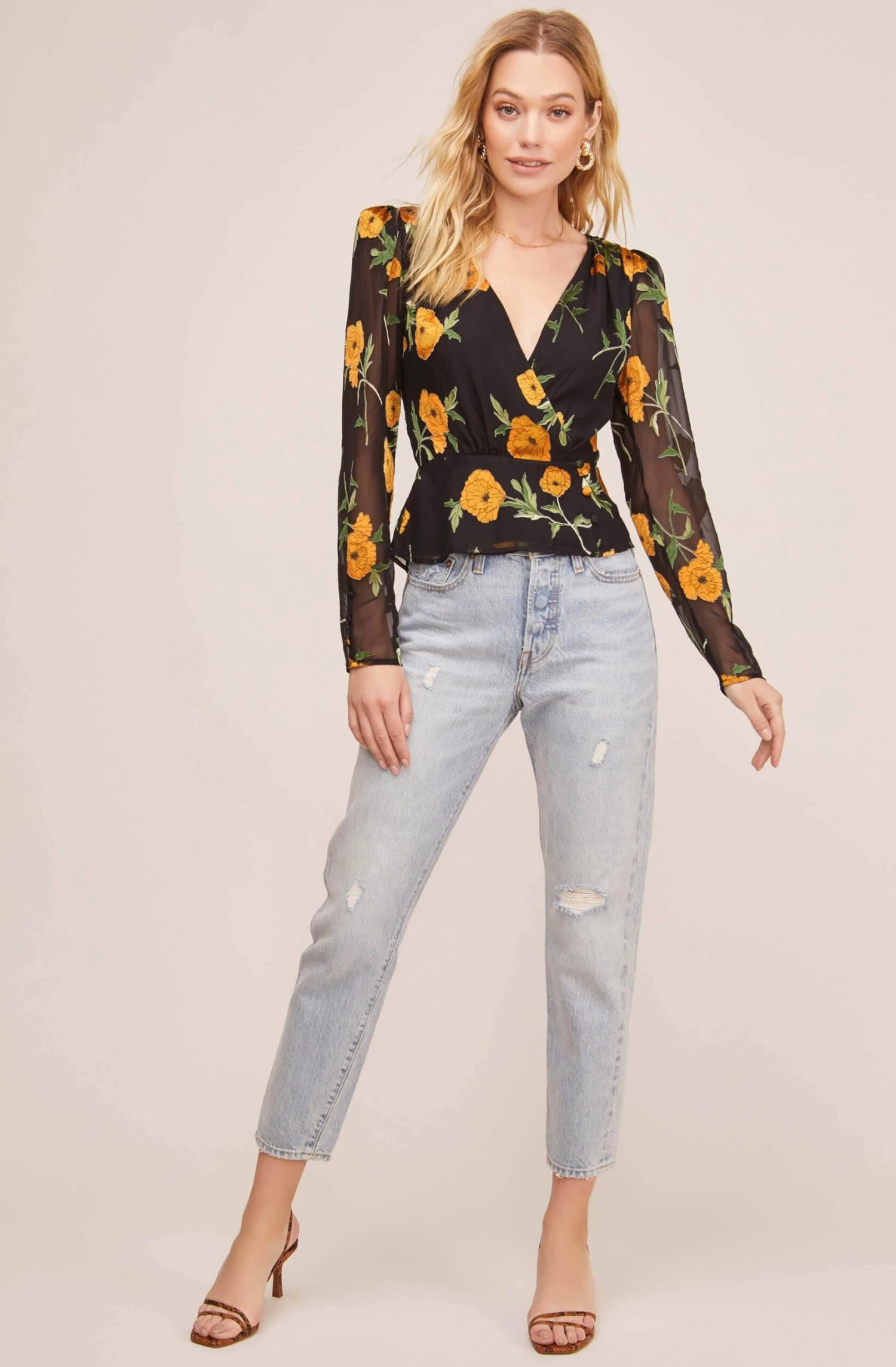 Iris Floral Print Top 4 Iris Floral Print Top - Image 2