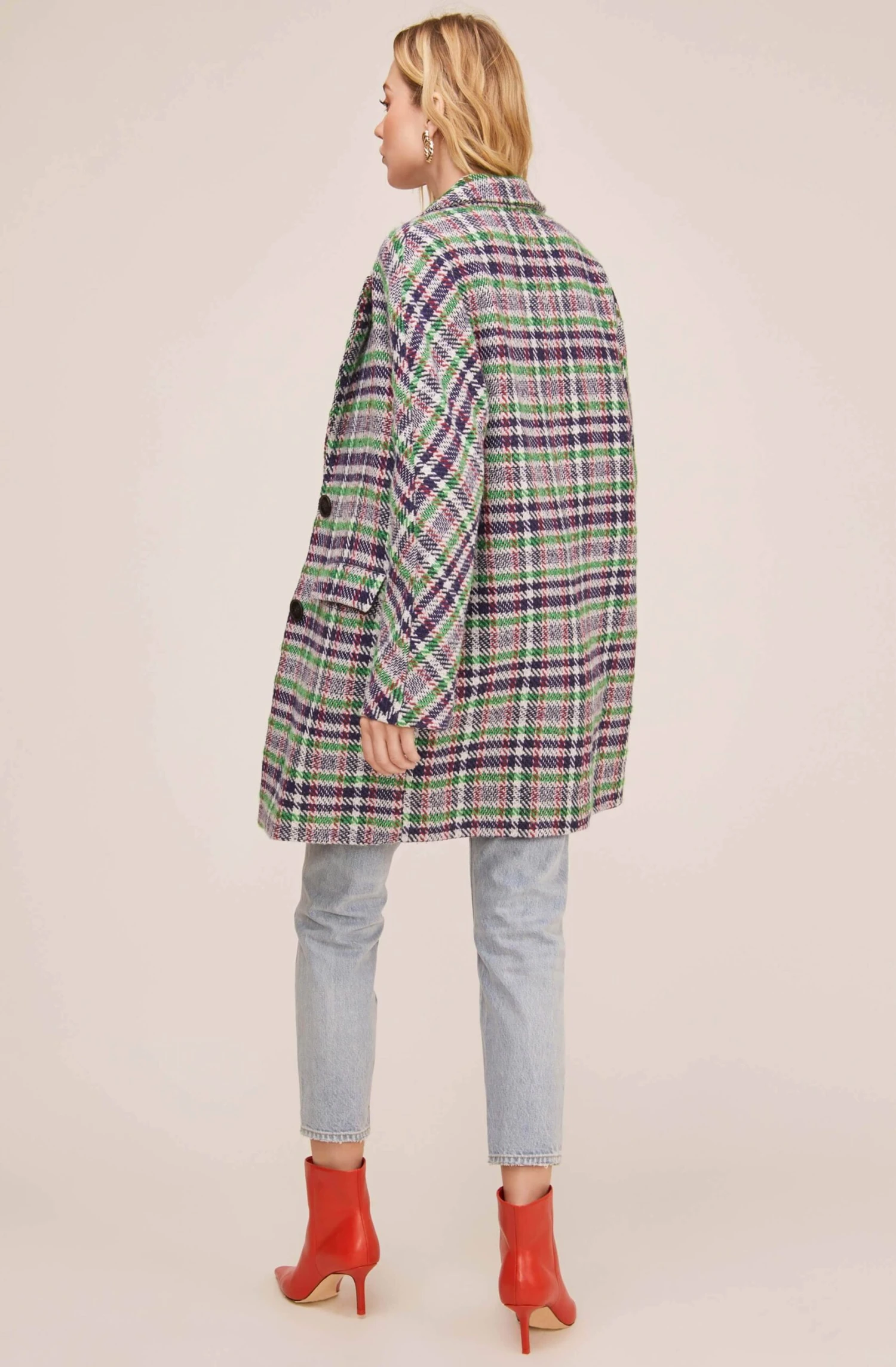 Keller Plaid Coat 7 Keller Plaid Coat - Image 5