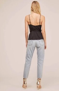 Nile Wrap Top -Astr The Label Shop ACT15582 BLACK 4