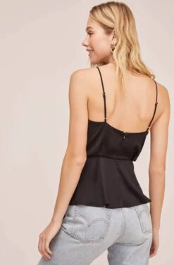 Nile Wrap Top -Astr The Label Shop ACT15582 BLACK 5