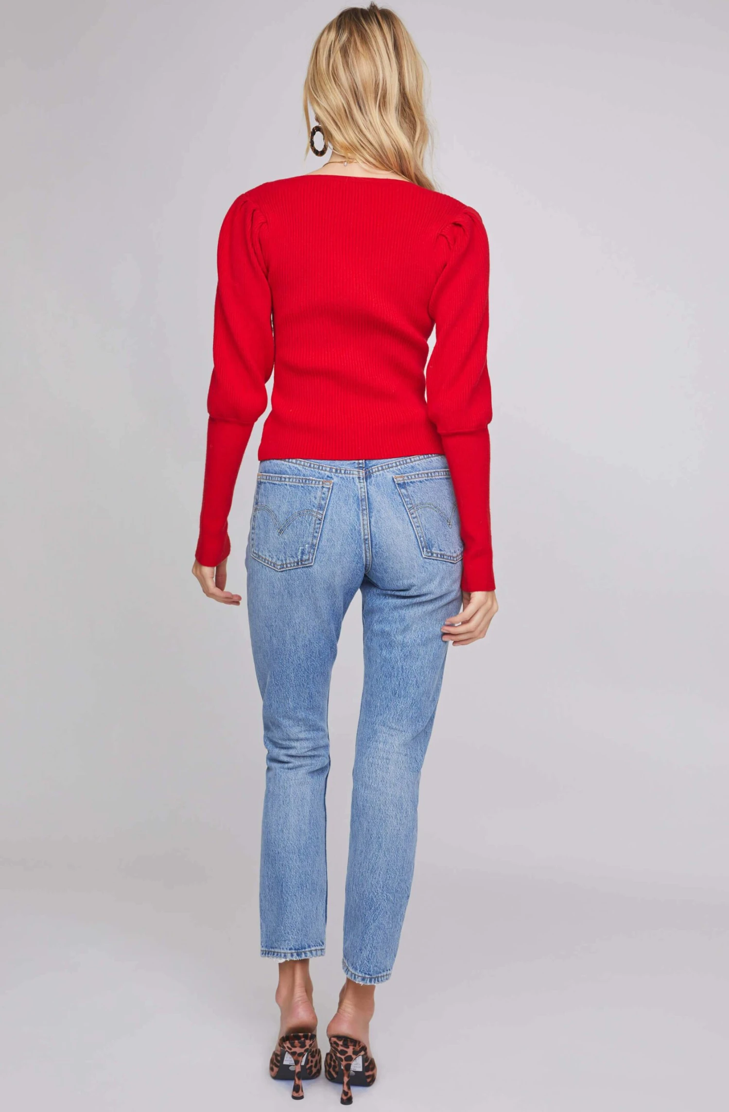 Marina Puff Sleeve Sweater 6 Marina Puff Sleeve Sweater - Image 4