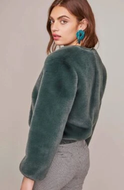 Frankie Jacket -Astr The Label Shop ACT15605 FOREST GREEN 4A