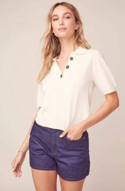 Leona Sweater -Astr The Label Shop ACT15740 IVORY 2