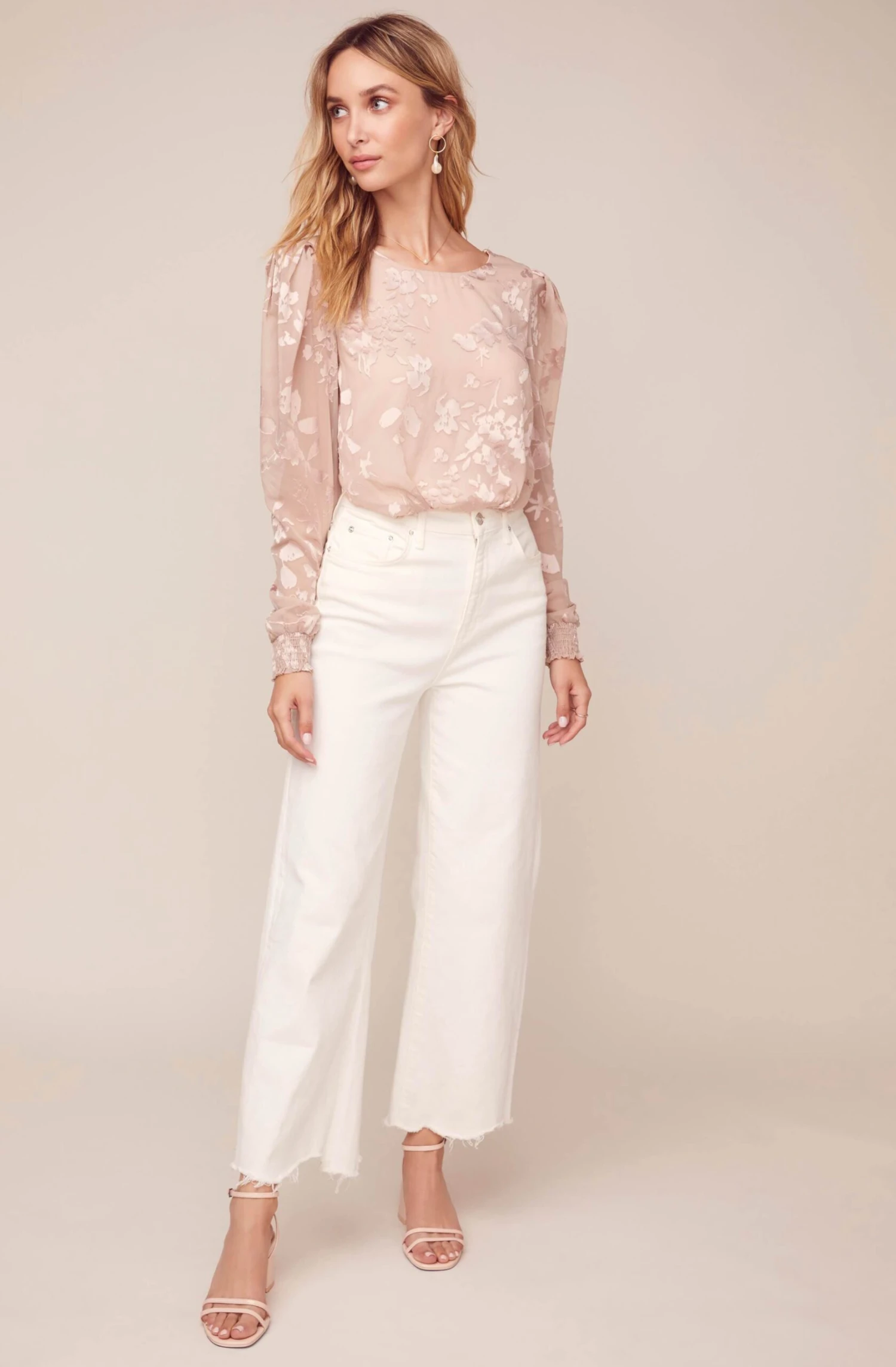 Goldie Floral Jacquard Top 4 Goldie Floral Jacquard Top - Image 2