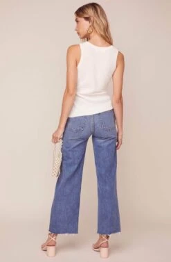 Aura Sleeveless Sweater -Astr The Label Shop ACT15813 WHITE 4