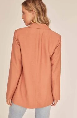 Allegra Oversized Blazer -Astr The Label Shop ACT15839 BAKED CLAY 4A
