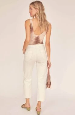 Retrograde Tie Dye Bodysuit -Astr The Label Shop ACT15842 MOCHA TIE DYE 3A