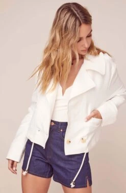 En Route Jacket -Astr The Label Shop ACT15885 WHITE 2