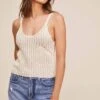 Ferry Crochet Top -Astr The Label Shop ACT15955 NATURAL 4