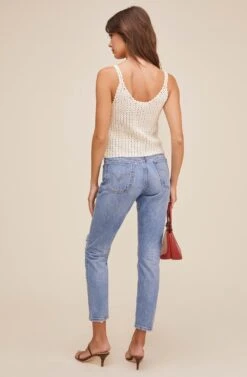 Ferry Crochet Top -Astr The Label Shop ACT15955 NATURAL 5