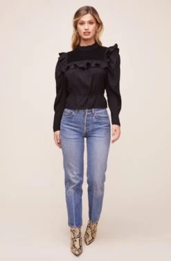 Alcott Top -Astr The Label Shop ACT16117 BLACK 1