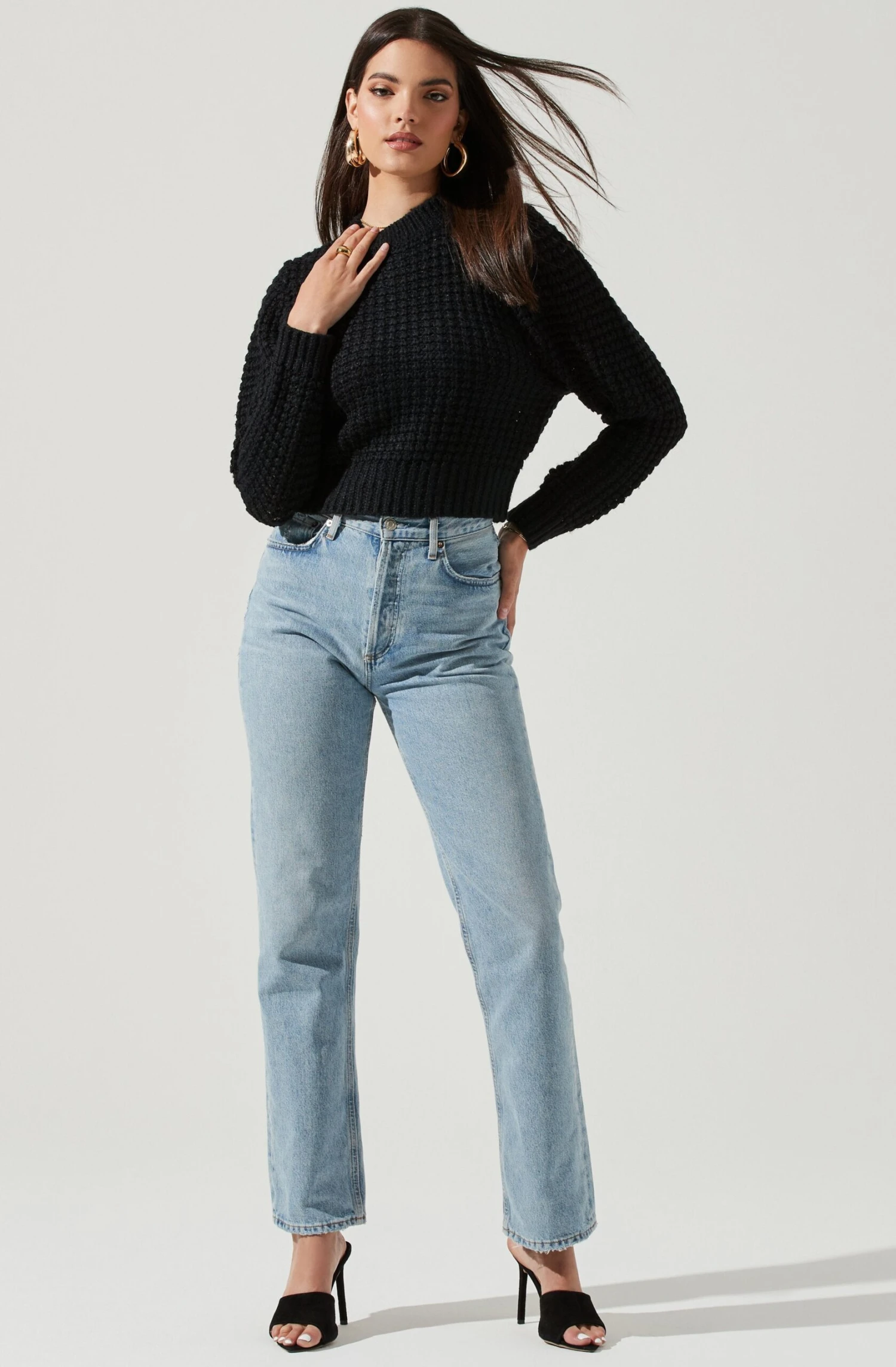 Kellie Mock Neck Sweater 5 Kellie Mock Neck Sweater - Image 3