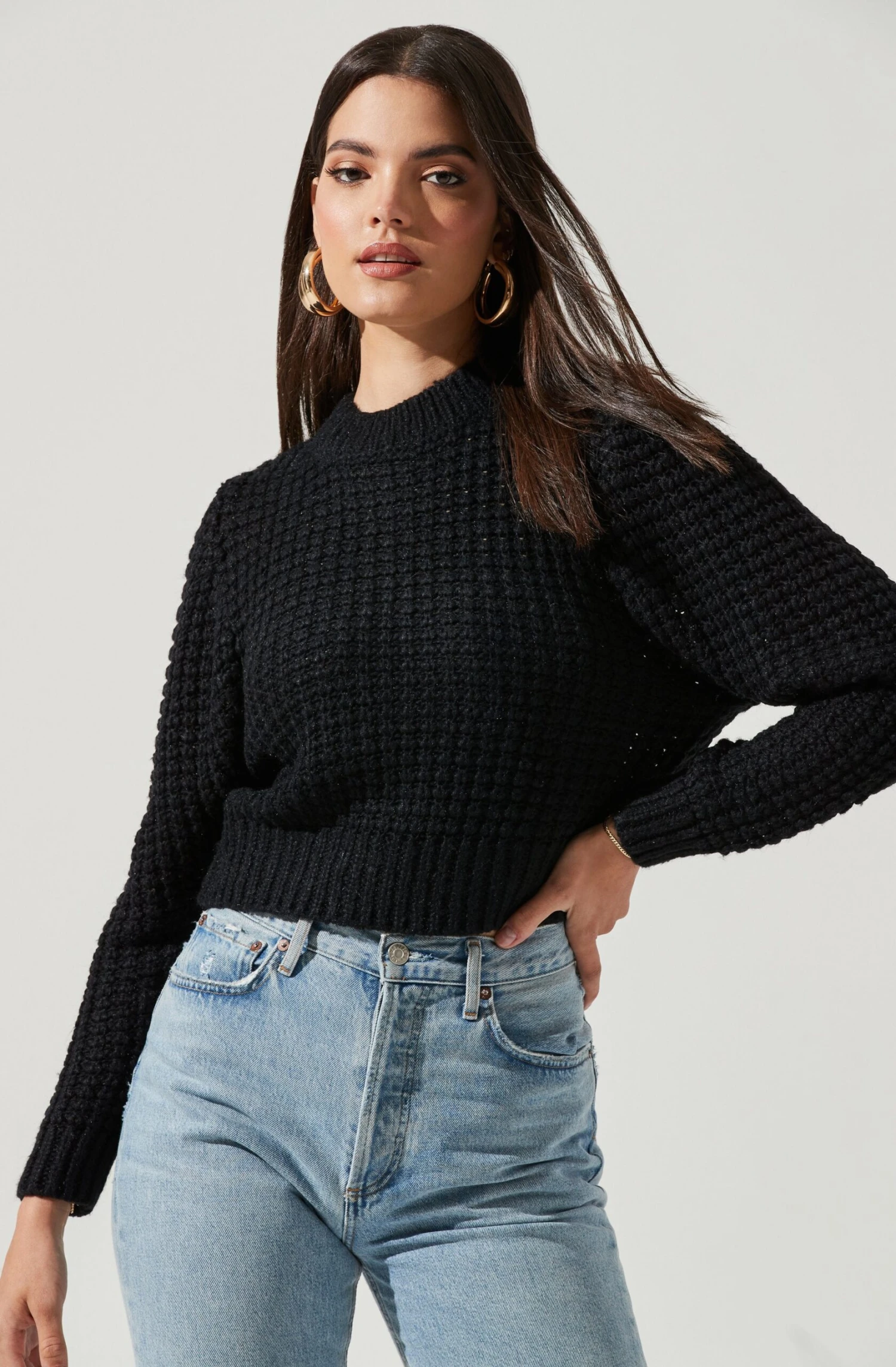 Kellie Mock Neck Sweater 3 Kellie Mock Neck Sweater