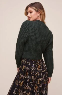 Kellie Mock Neck Sweater 31 Kellie Mock Neck Sweater -Astr The Label Shop ACT16130 PINE 4