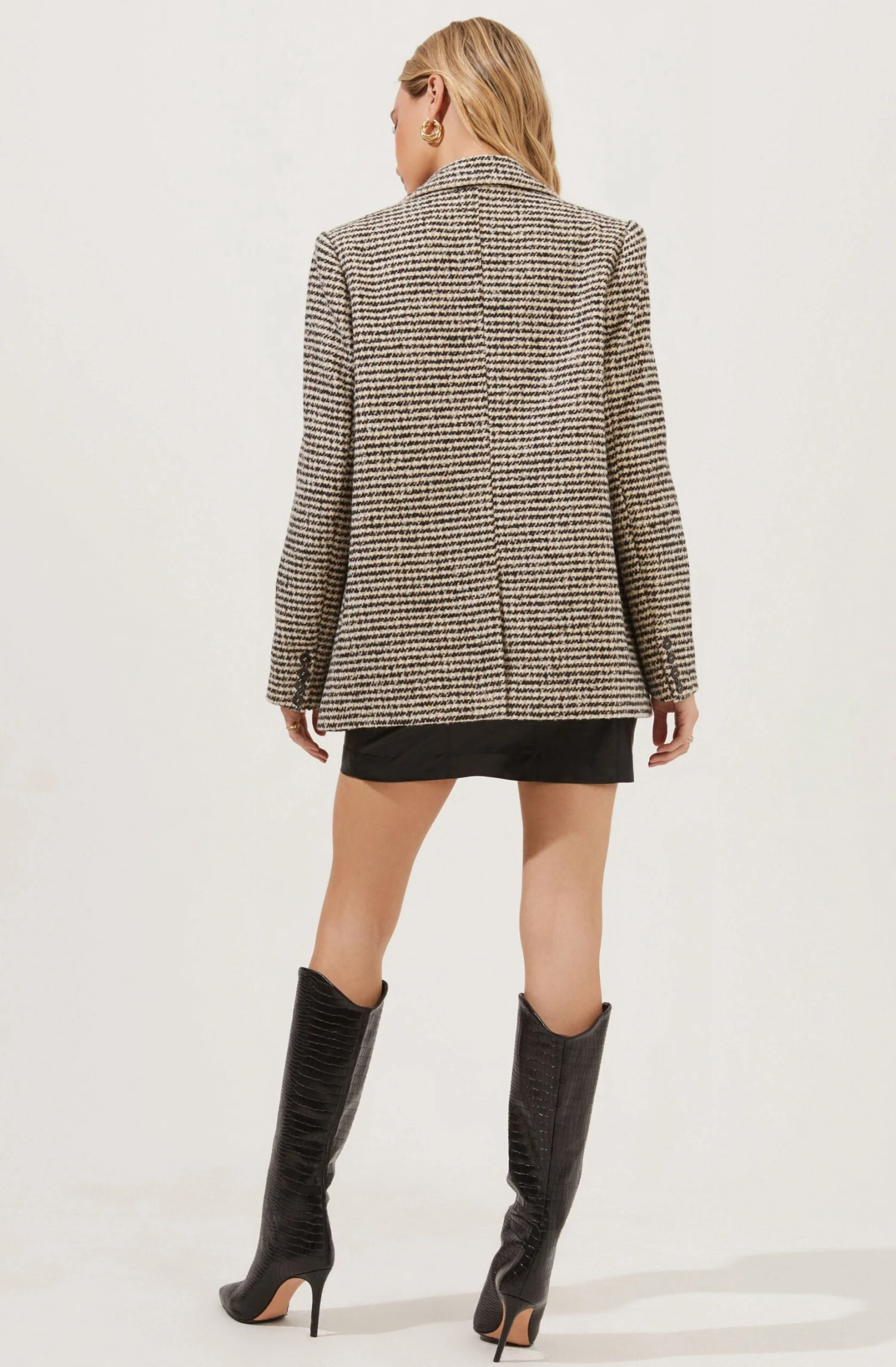 Harlow Houndstooth Oversized Blazer 8 Harlow Houndstooth Oversized Blazer - Image 6