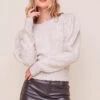 Bexley Puff Sleeve Sweater -Astr The Label Shop ACT16301 OATMEAL 1