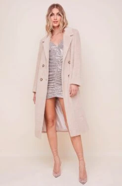 Daria Midi Coat 8 Daria Midi Coat -Astr The Label Shop ACT16311 SAND 1