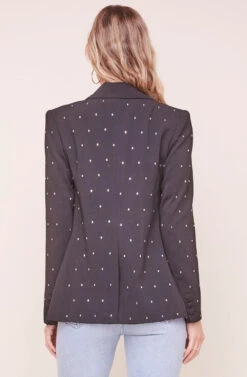 Maeve Embellished Blazer 10 Maeve Embellished Blazer -Astr The Label Shop ACT16409 BLACKJEWEL 3 2