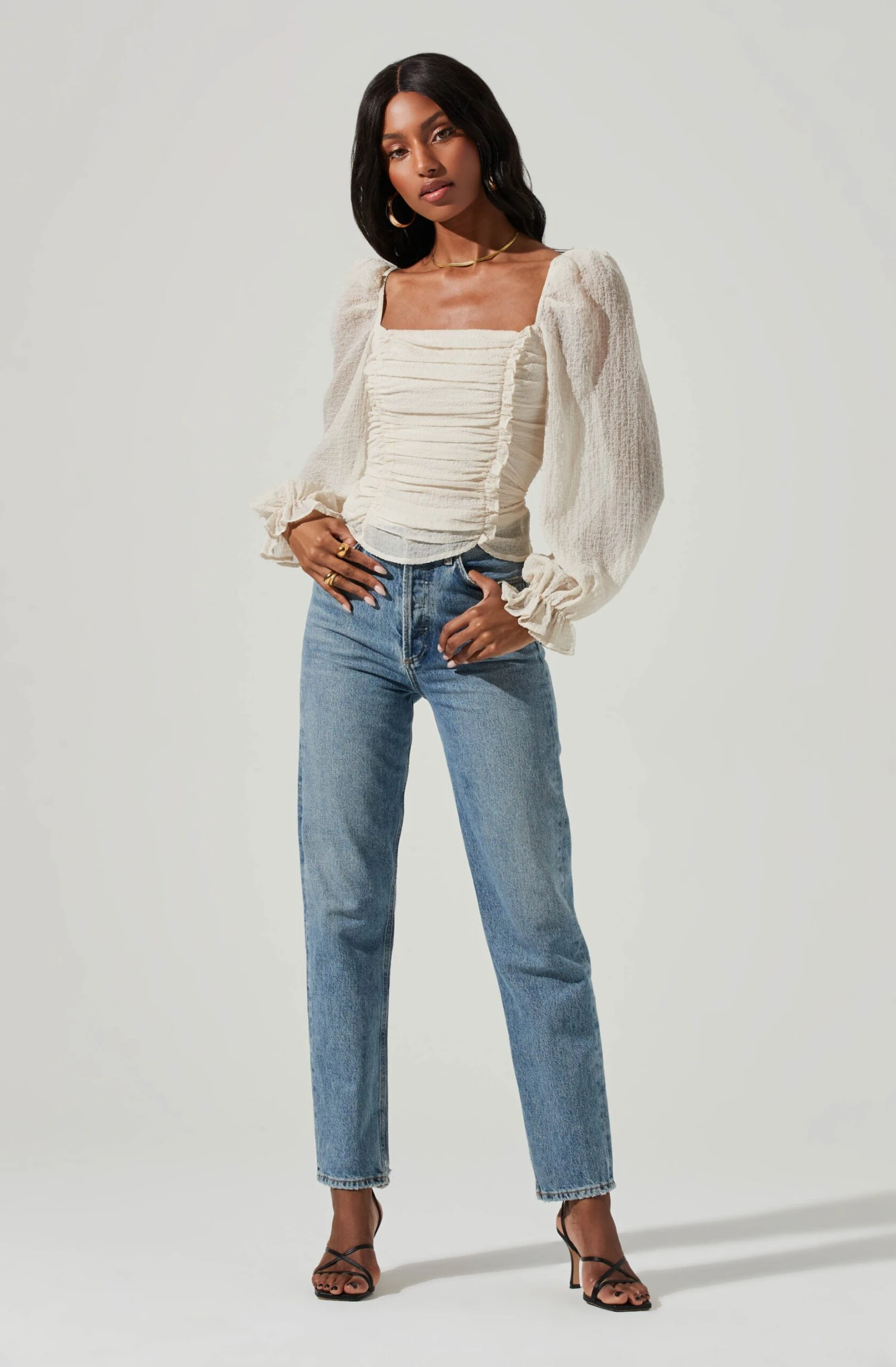 Tonina Puff Sleeve Top 4 Tonina Puff Sleeve Top - Image 2