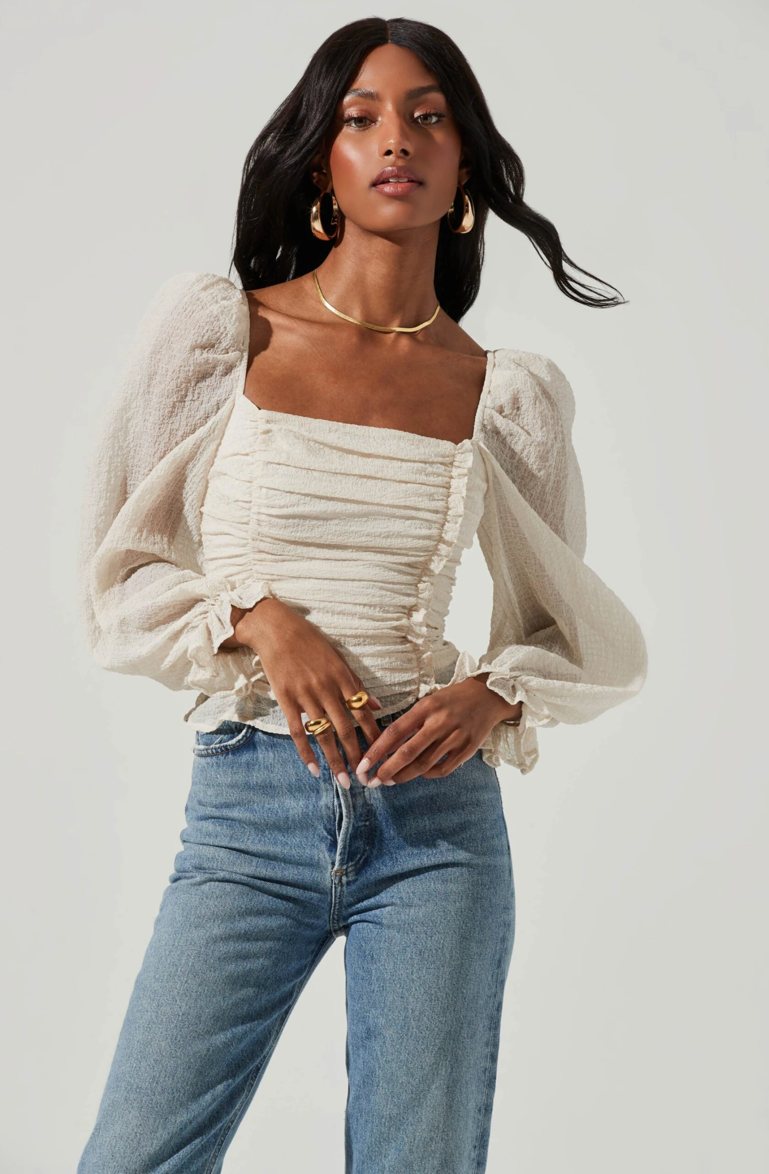 Tonina Puff Sleeve Top 3 Tonina Puff Sleeve Top