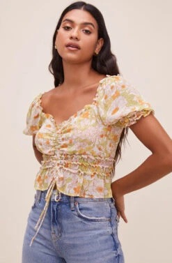 Jayla Floral Puff Sleeve Top