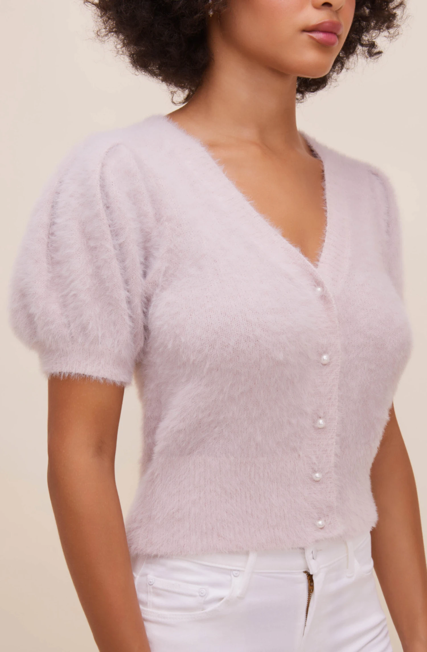 Alba Puff Sleeve Cardigan 9 Alba Puff Sleeve Cardigan - Image 7