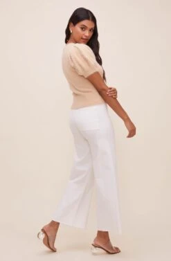 Alba Puff Sleeve Cardigan 17 Alba Puff Sleeve Cardigan -Astr The Label Shop ACT16475 NUDE 5