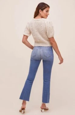 Giana Pearl Embellished Sweater 11 Giana Pearl Embellished Sweater -Astr The Label Shop ACT16516 NATURAL 5