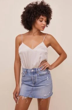 Tiffany Pearl Embellished Bodysuit