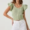 Myla Ruffle Sleeve Cardigan