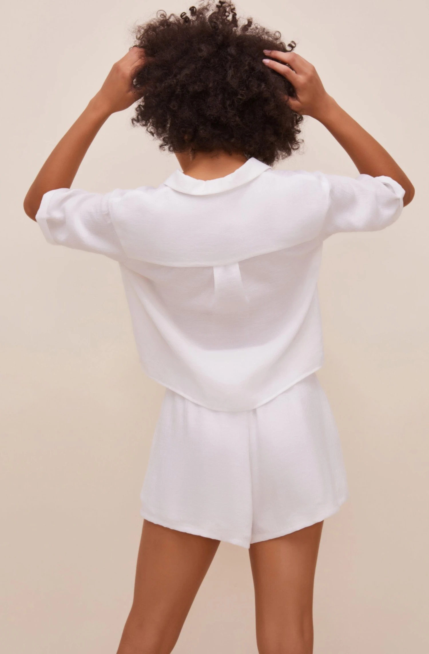 Chrysanthe Short Sleeve Button Up Top 7 Chrysanthe Short Sleeve Button Up Top - Image 5