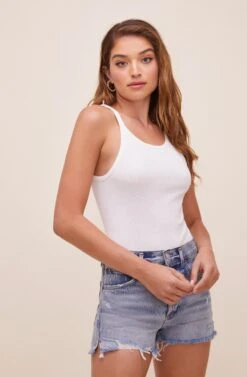 Denisse Ribbed Knit Bodysuit