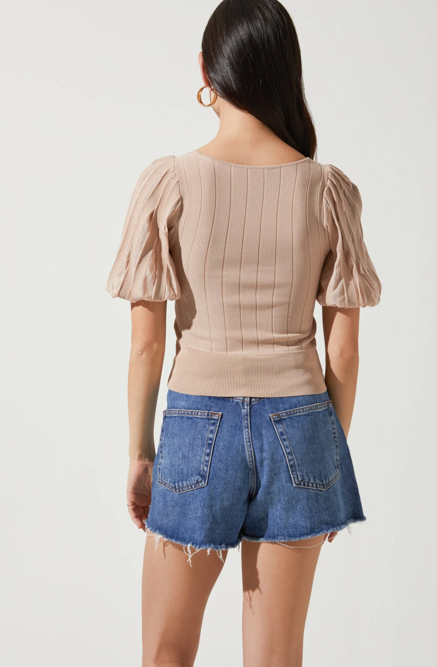 Imani Knit Bubble Sleeve Sweater 6 Imani Knit Bubble Sleeve Sweater - Image 4