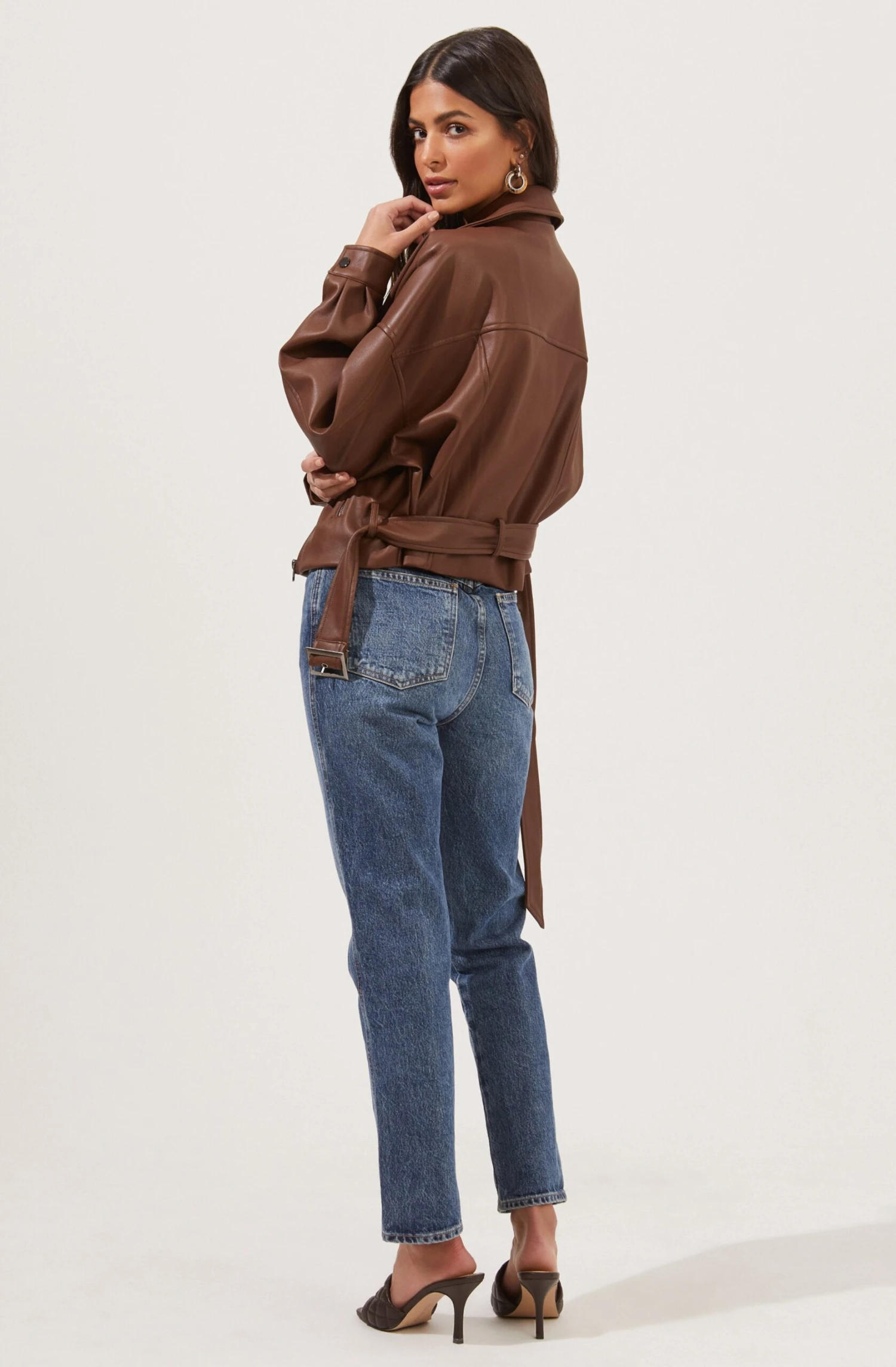 Rubia Faux Leather Moto Jacket 5 Rubia Faux Leather Moto Jacket - Image 3