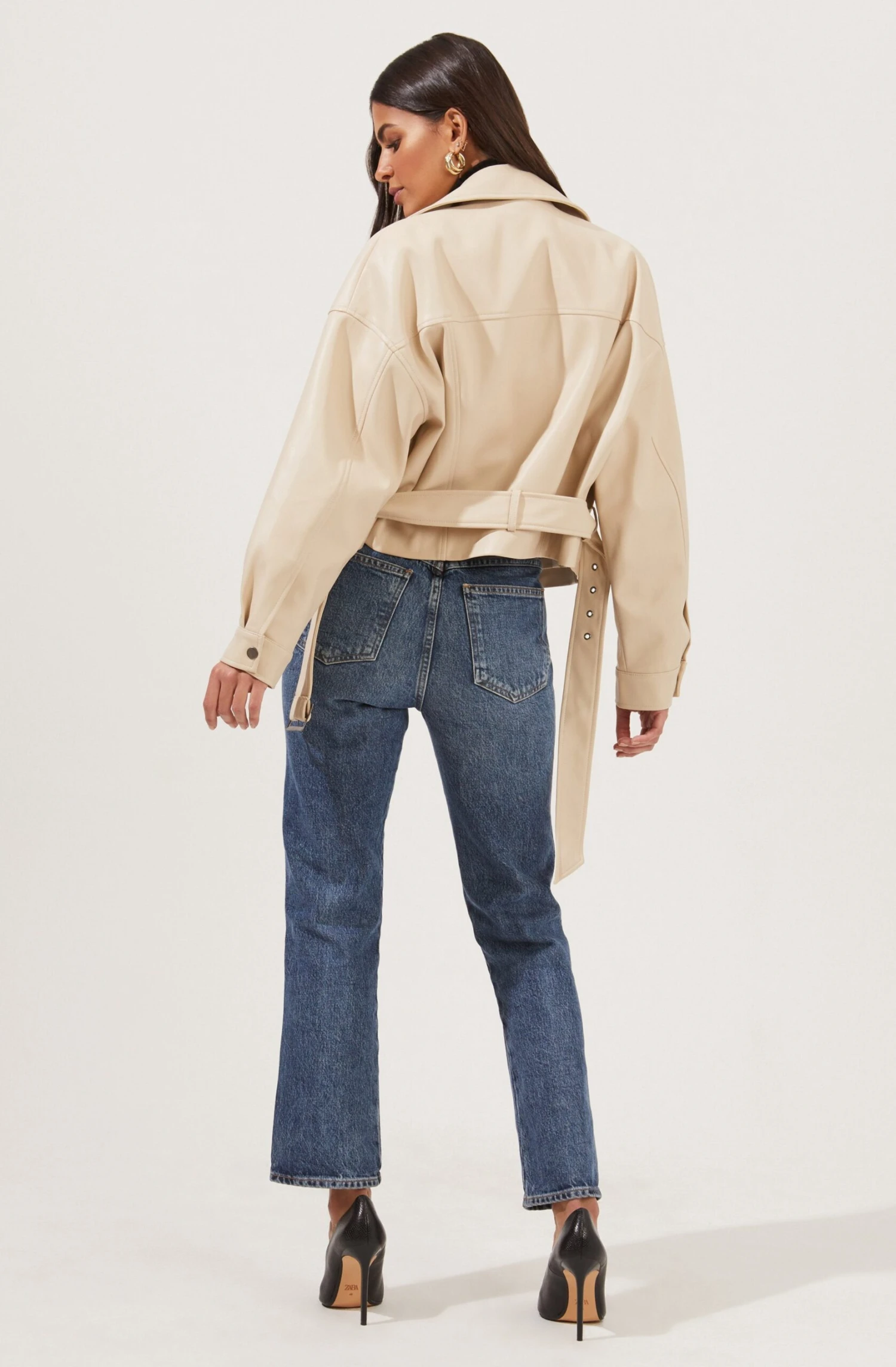 Rubia Faux Leather Moto Jacket 12 Rubia Faux Leather Moto Jacket - Image 10