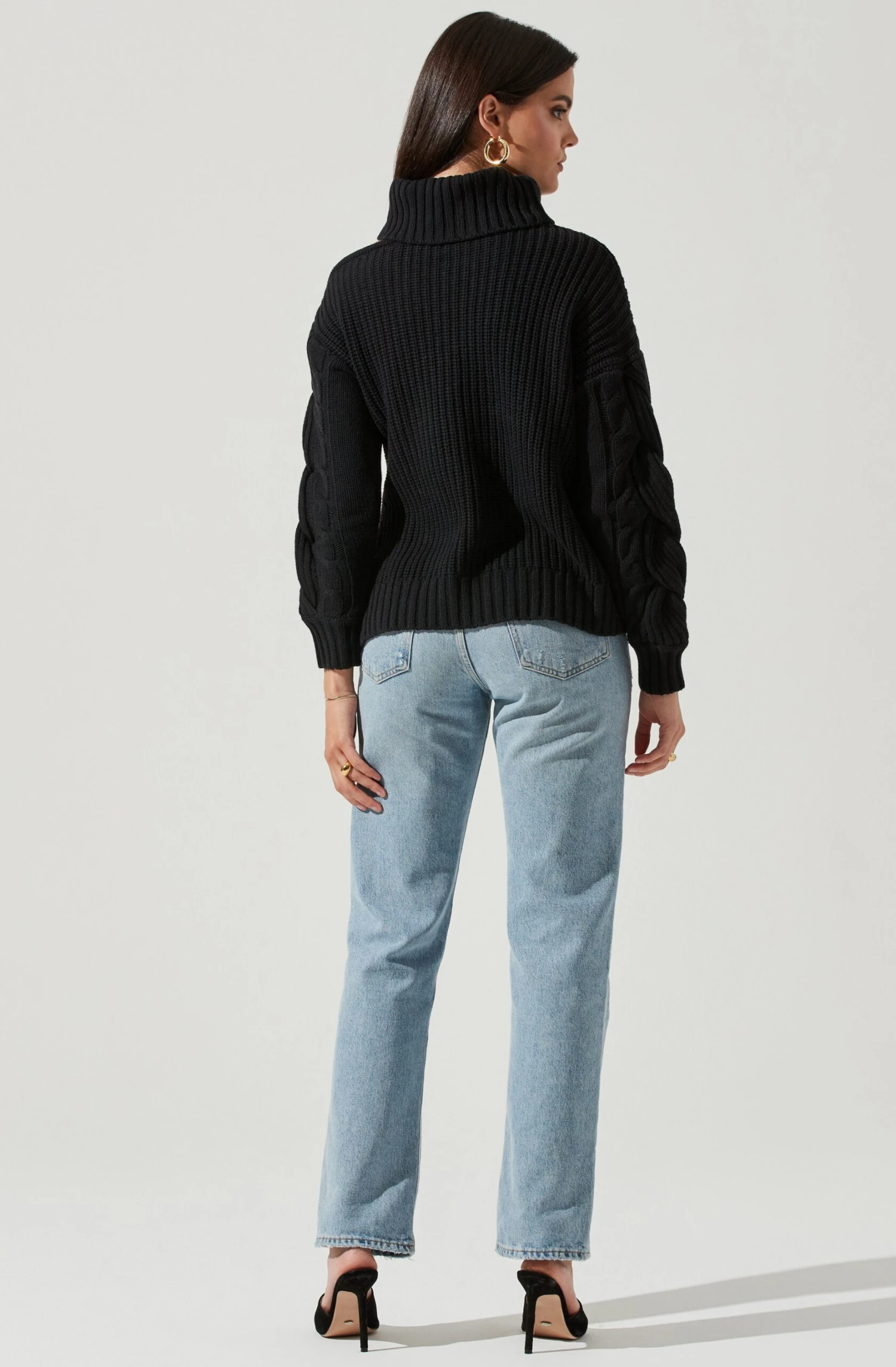 Sequoia Cutout Shoulder Turtleneck Sweater 6 Sequoia Cutout Shoulder Turtleneck Sweater - Image 4