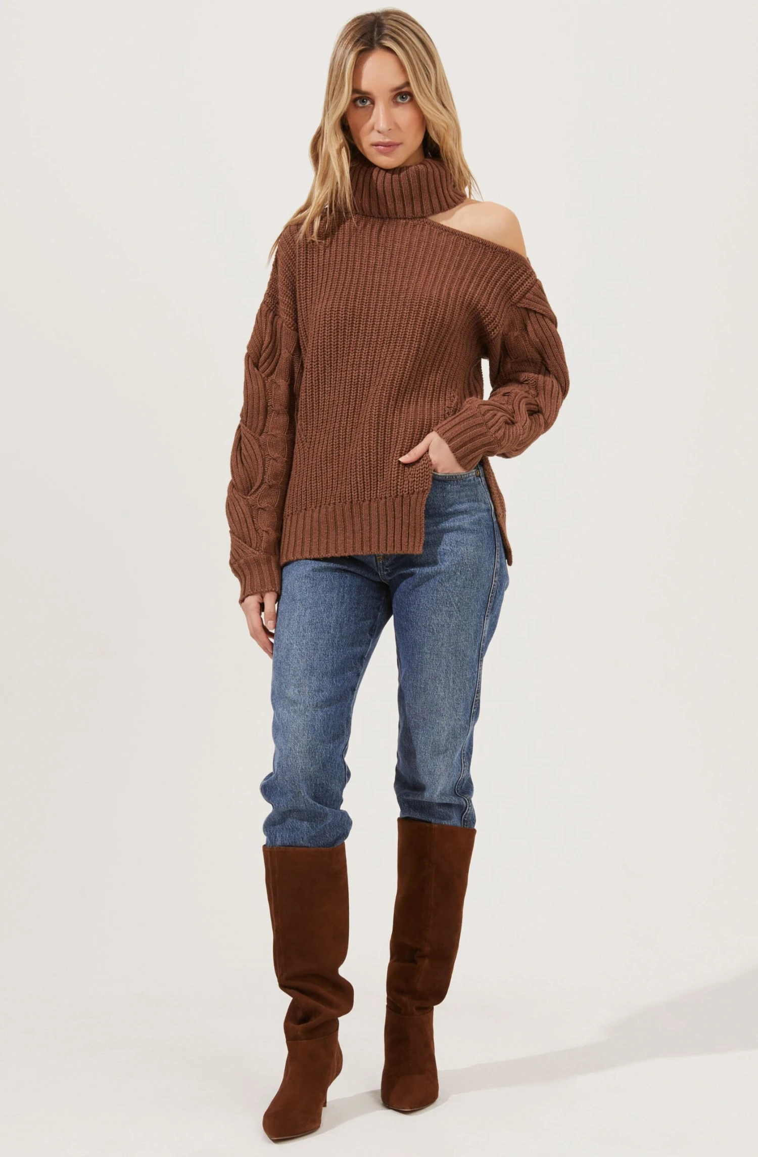 Sequoia Cutout Shoulder Turtleneck Sweater 9 Sequoia Cutout Shoulder Turtleneck Sweater - Image 7