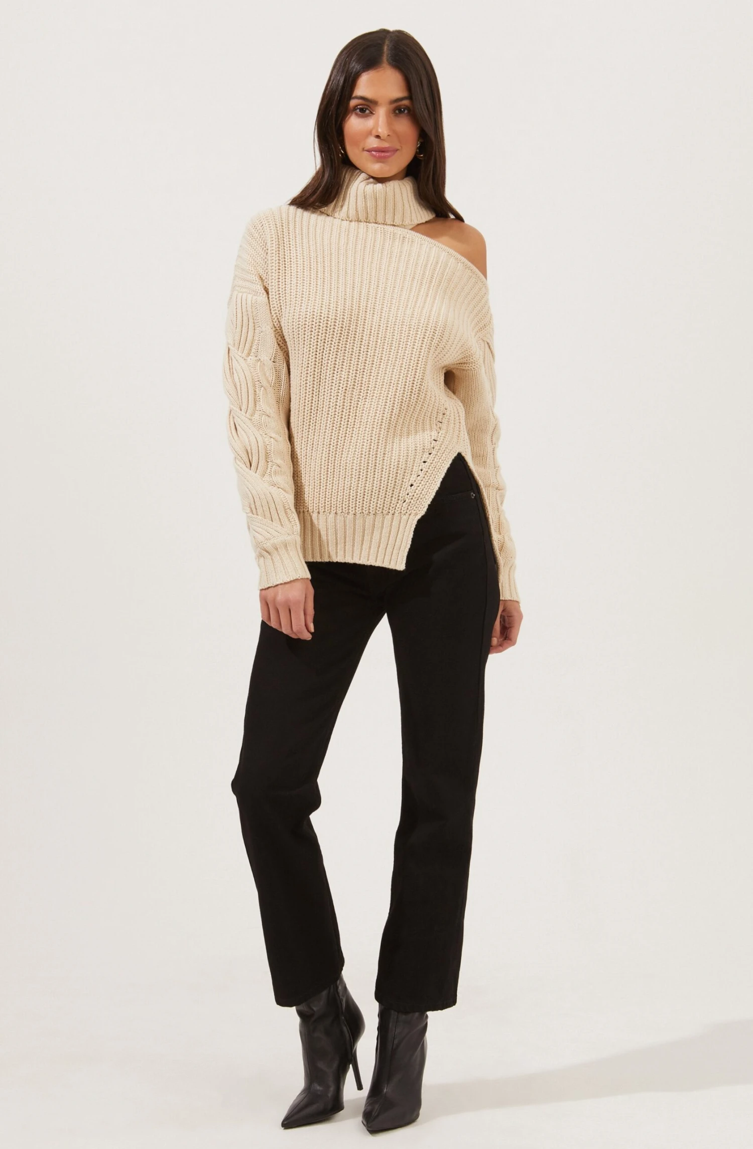 Sequoia Cutout Shoulder Turtleneck Sweater 14 Sequoia Cutout Shoulder Turtleneck Sweater - Image 12