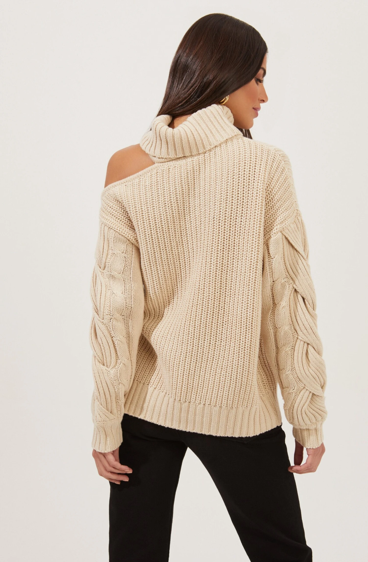 Sequoia Cutout Shoulder Turtleneck Sweater 15 Sequoia Cutout Shoulder Turtleneck Sweater - Image 13