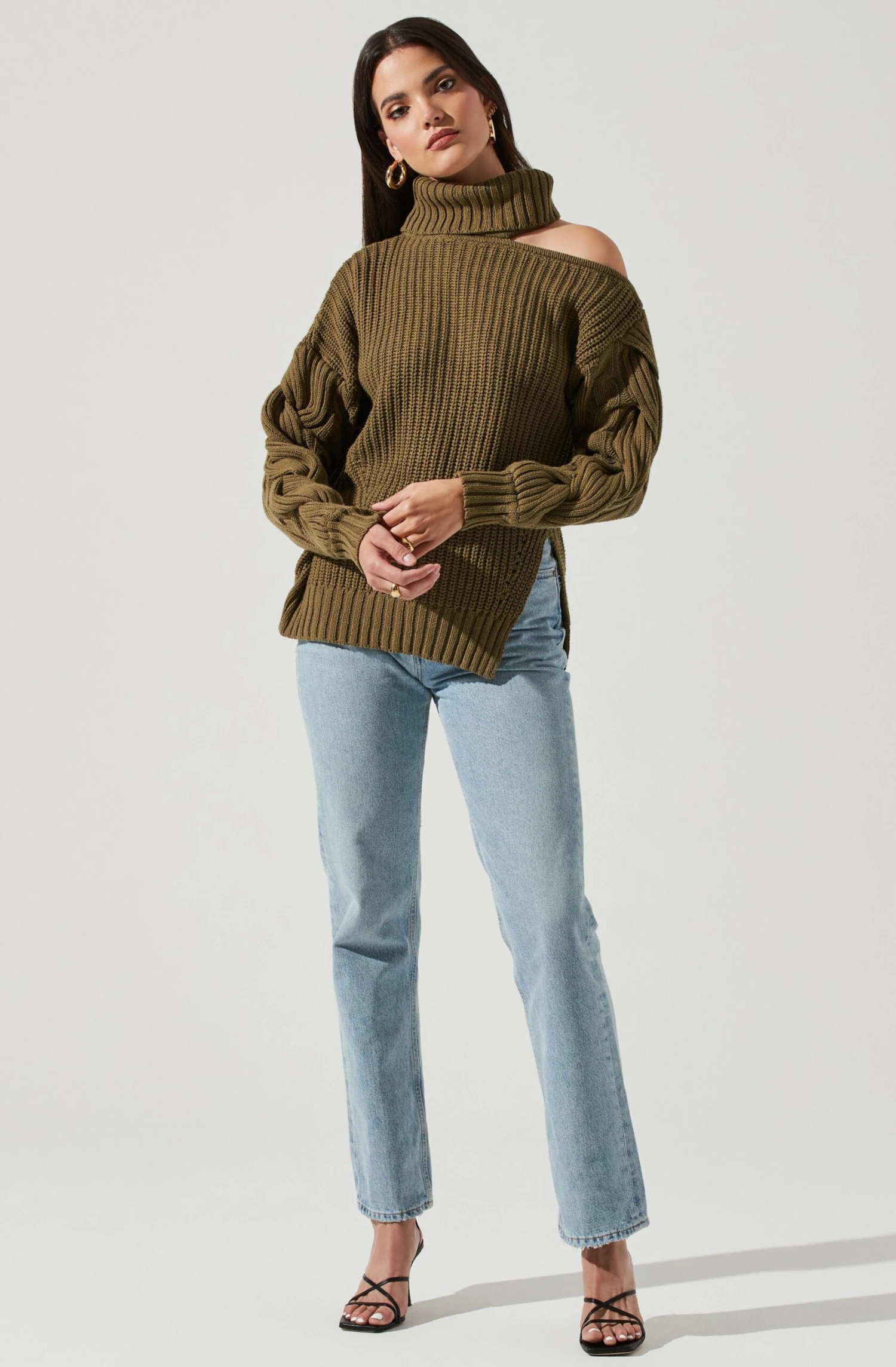Sequoia Cutout Shoulder Turtleneck Sweater 19 Sequoia Cutout Shoulder Turtleneck Sweater - Image 17