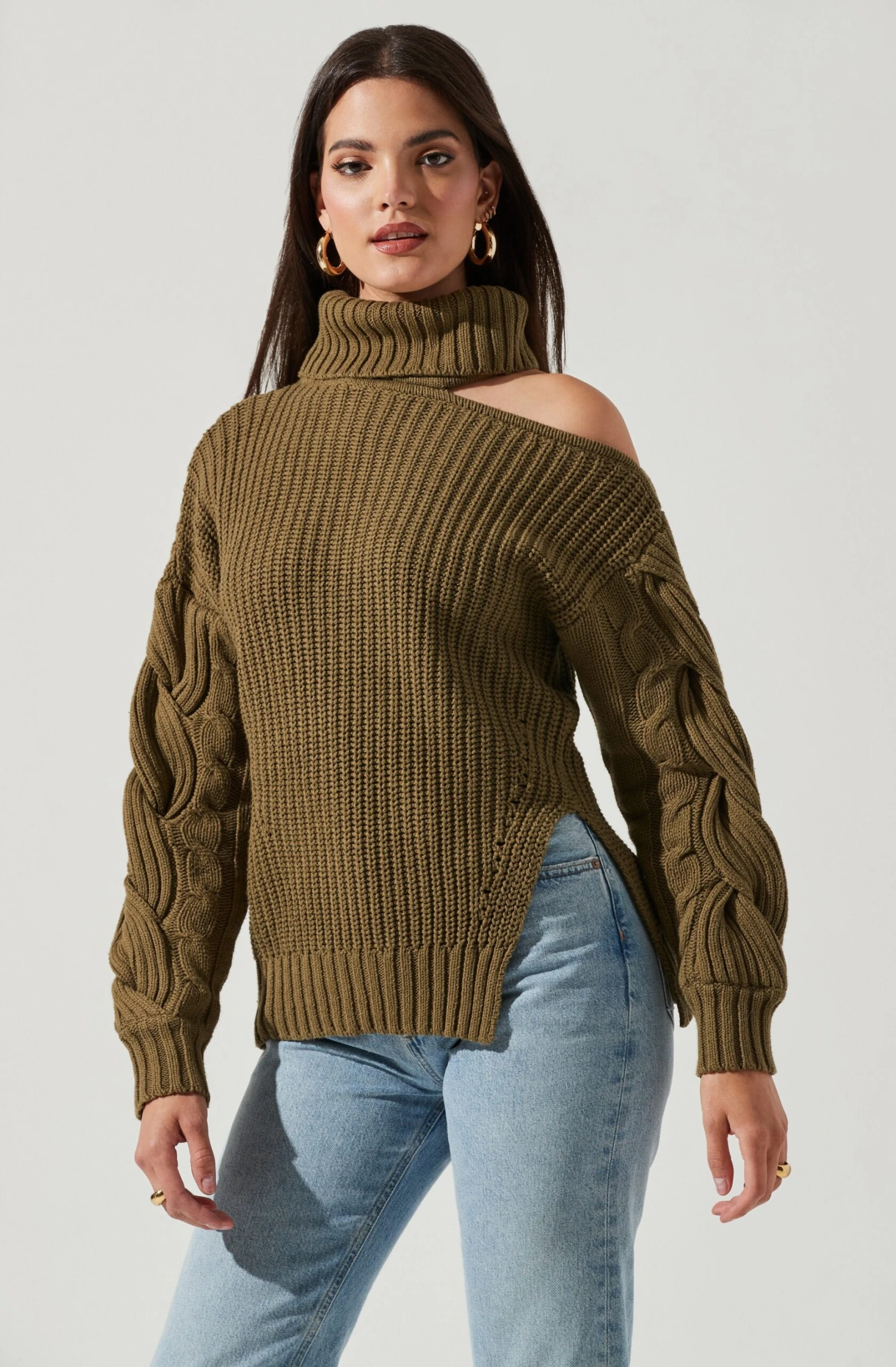 Sequoia Cutout Shoulder Turtleneck Sweater 18 Sequoia Cutout Shoulder Turtleneck Sweater - Image 16