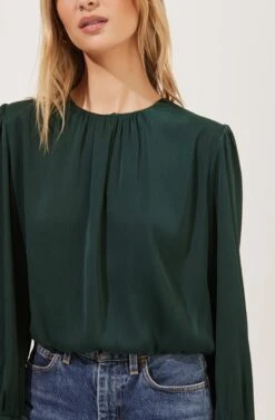 Duchess Long Sleeve Top 17 Duchess Long Sleeve Top -Astr The Label Shop ACT16780B GREEN 4