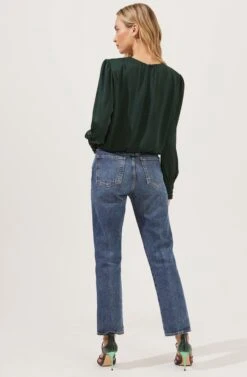 Duchess Long Sleeve Top 16 Duchess Long Sleeve Top -Astr The Label Shop ACT16780B GREEN 5