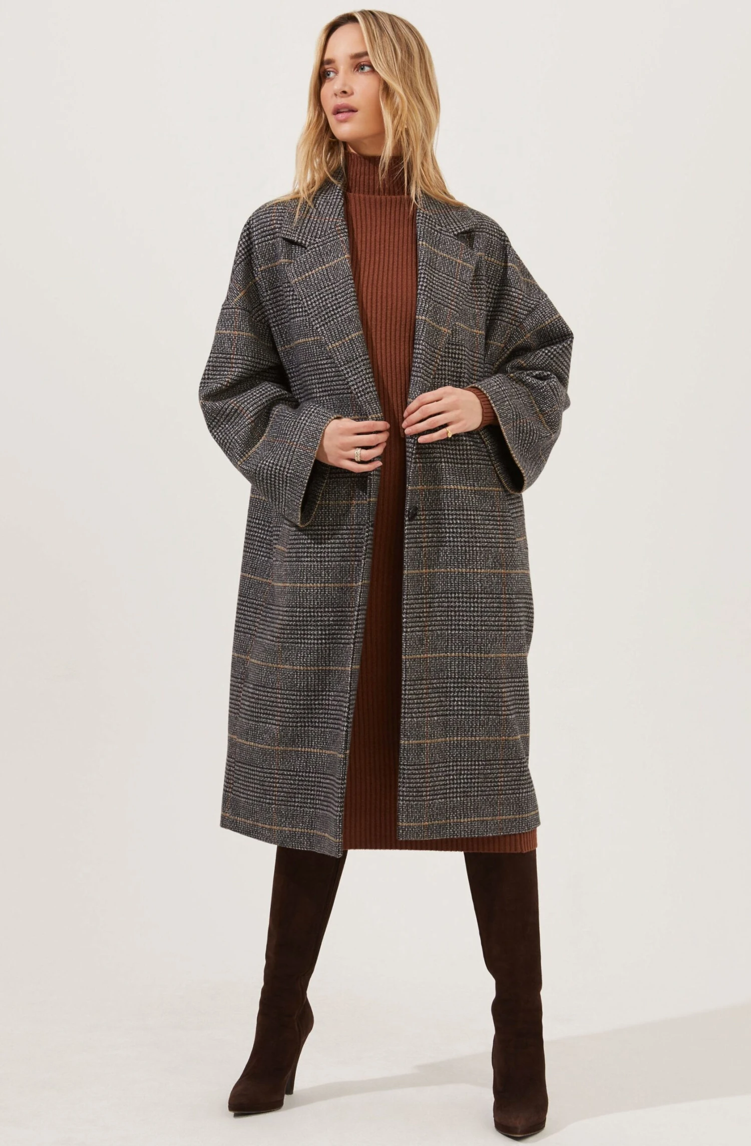 Evanston Plaid Oversized Coat 3 Evanston Plaid Oversized Coat