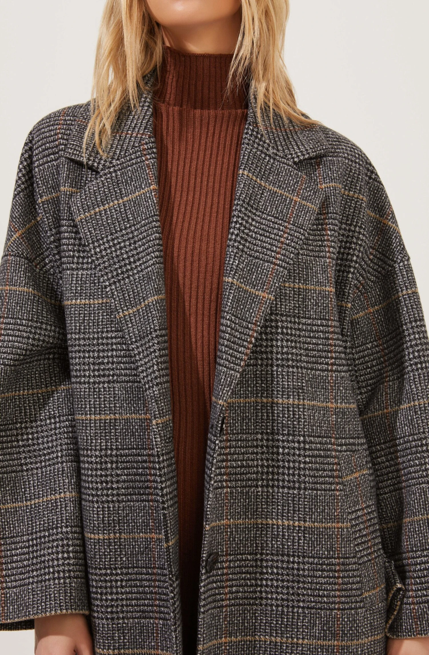 Evanston Plaid Oversized Coat 5 Evanston Plaid Oversized Coat - Image 3