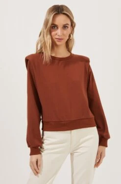 Sparrow Shoulder Pad Sweatshirt