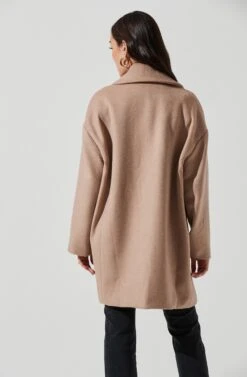 Rhea Double Breasted Coat -Astr The Label Shop ACT16870 TAUPE 1064